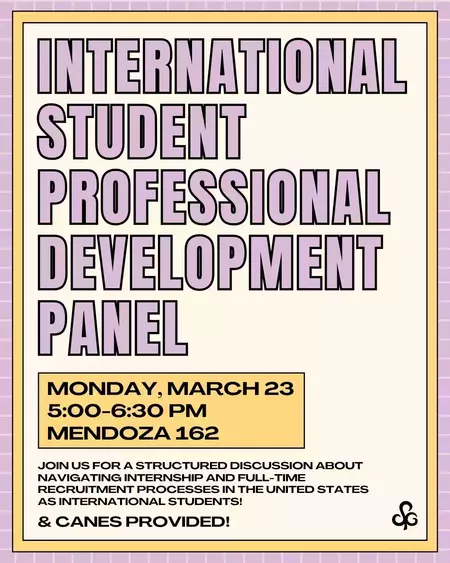 International Student Professional Development Panel | Events ...